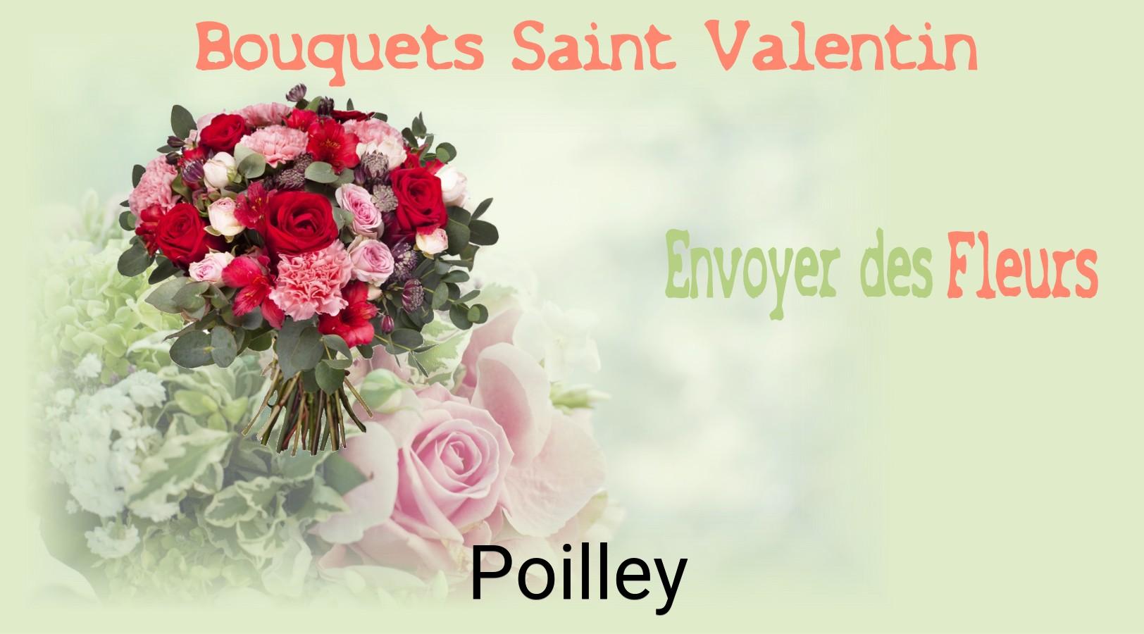 Roses de Saint-Valentin livrées à Poilley